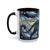 Sapphire Lion Stained Glass Style Mug