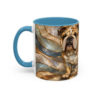 Regal Bulldog Stained Glass Style Mug
