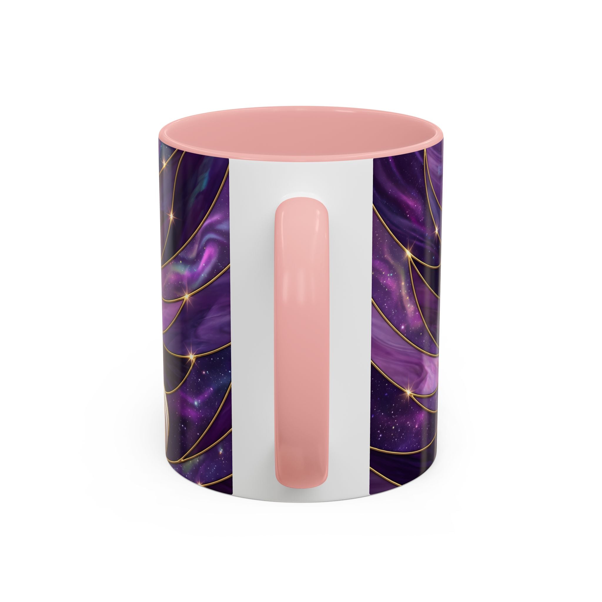 Amethyst Great Pyrenees Stained Glass Style Mug
