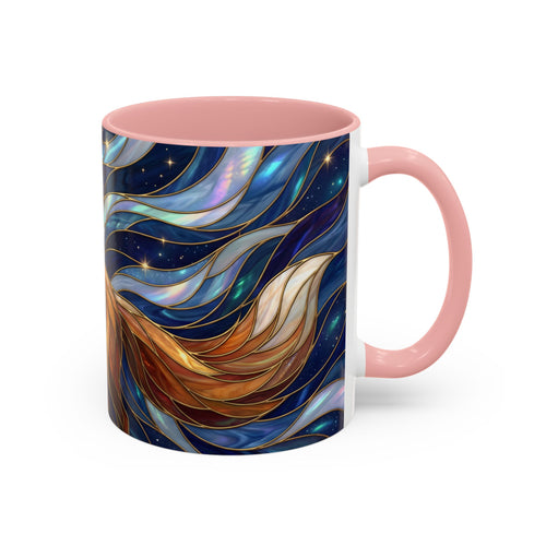 Midnight Fox Stained Glass Style Mug