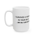 Survived 9 Months Mug
