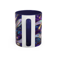 Cosmic Glow Staffy Stained Glass Style Mug