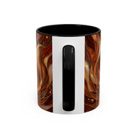 Ember Wolf Stained Glass Style Mug