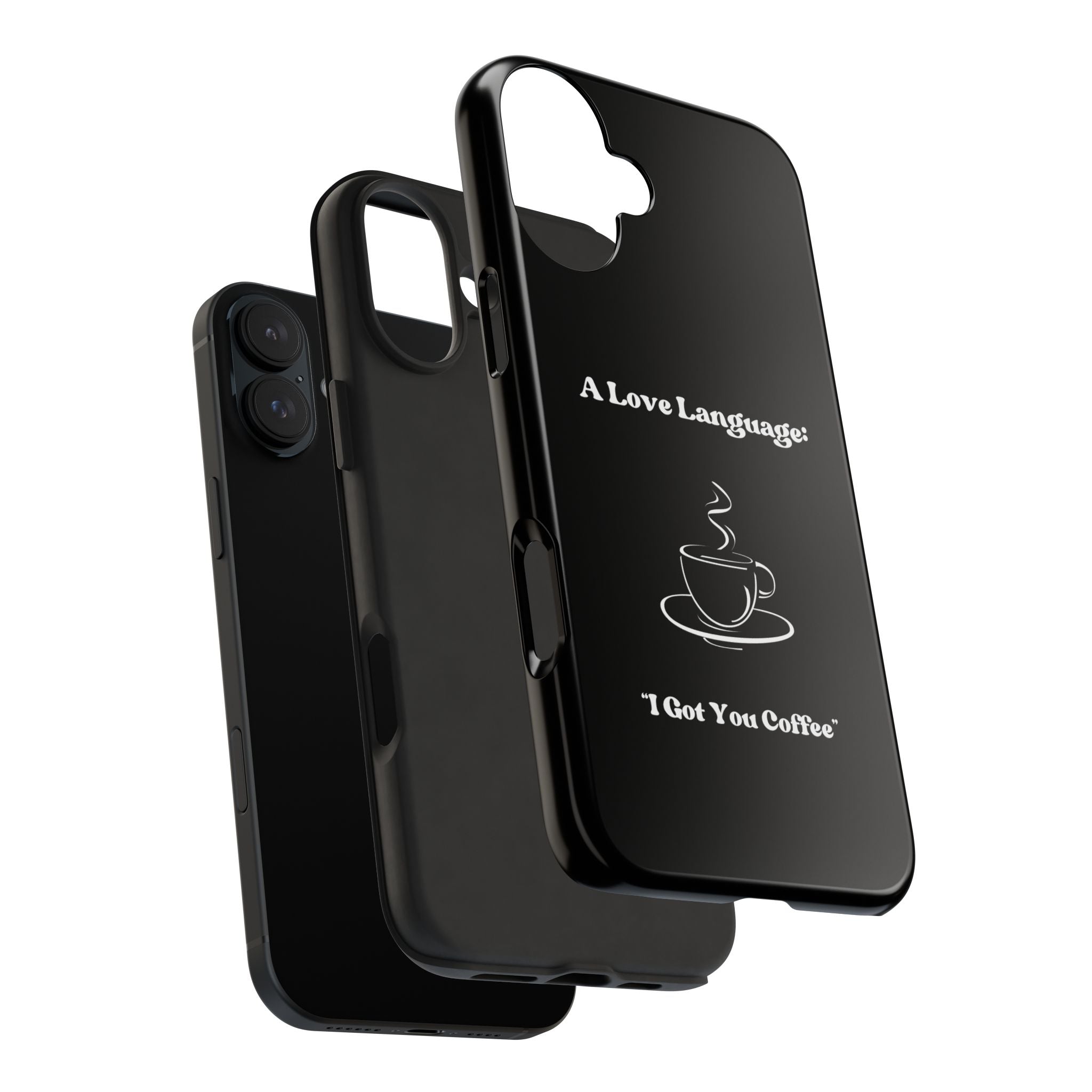 A Love Language Black Phone Case