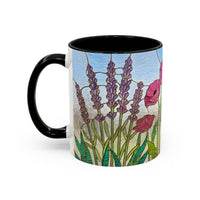 Wildflower Stained Glass Mug