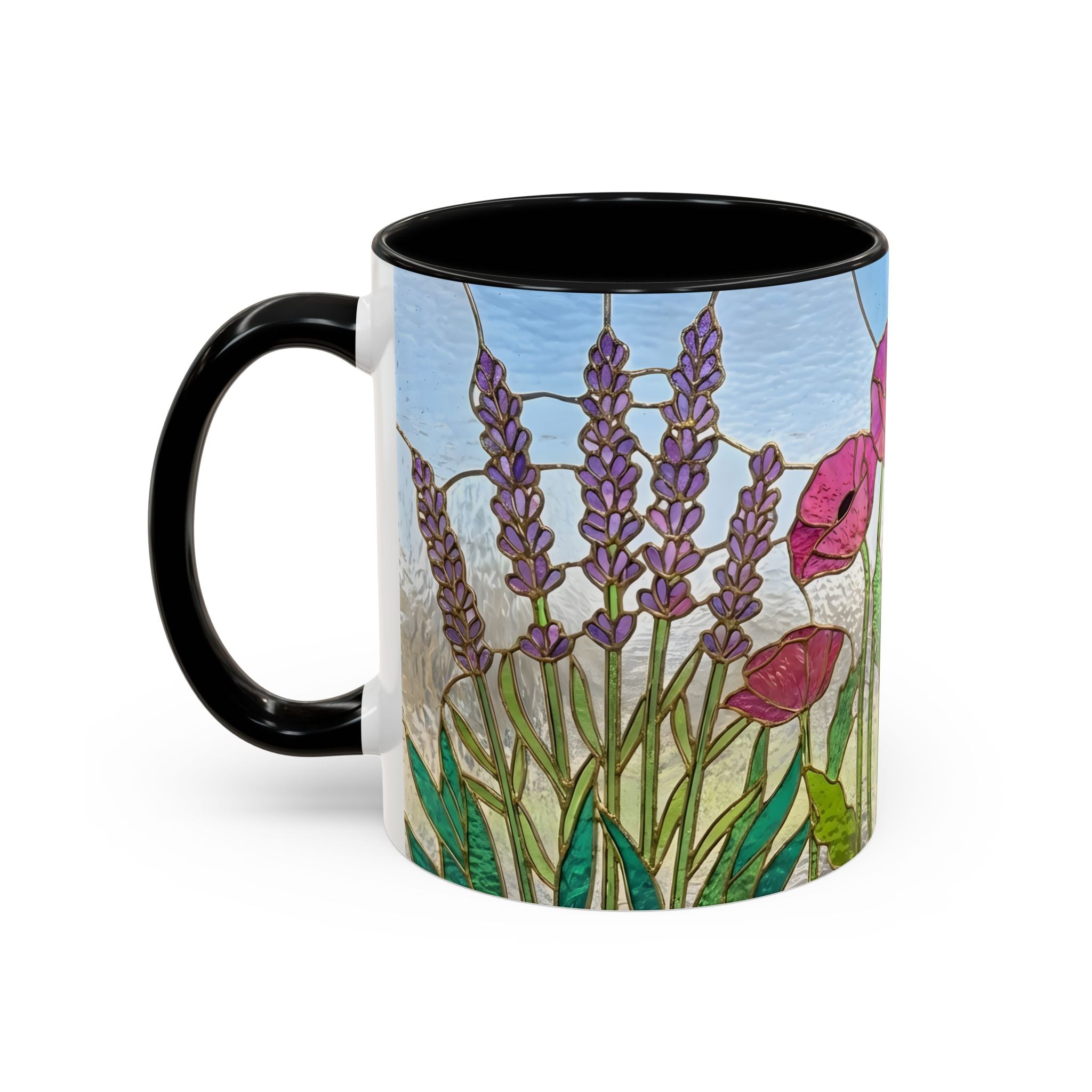 Wildflower Stained Glass Mug