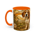 Blossom Beagle Stained Glass Style Mug