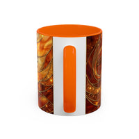 Wildfire Lion Stained Glass Mug