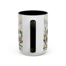 Classic Peacock Stained Glass Style Mug