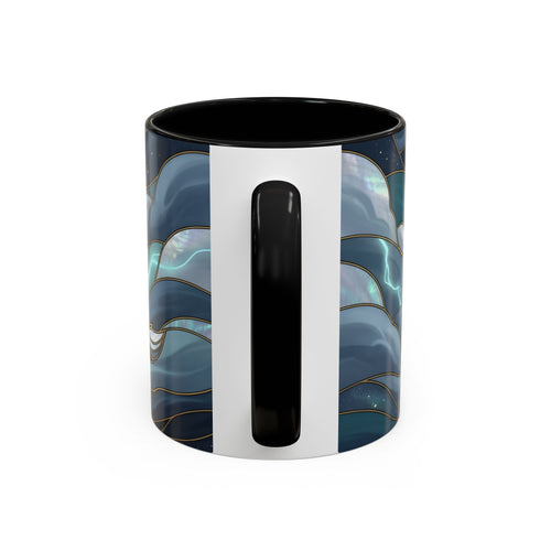 Storm Wolf Stained Glass Style Mug