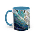 Moonlit Wolf Stained Glass Style Mug