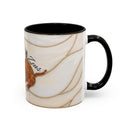 Custom Dog Portrait Stained Glass Style Mug