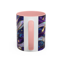 Cosmic Glow Staffy Stained Glass Style Mug