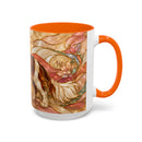 Blossom Cavalier King Charles Spaniel Stained Glass Style Mug