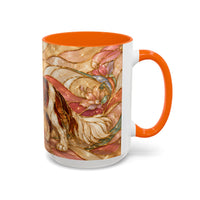 Blossom Cavalier King Charles Spaniel Stained Glass Style Mug