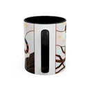 Midnight Tiger Stained Glass Style Mug