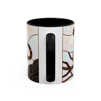 Midnight Tiger Stained Glass Style Mug