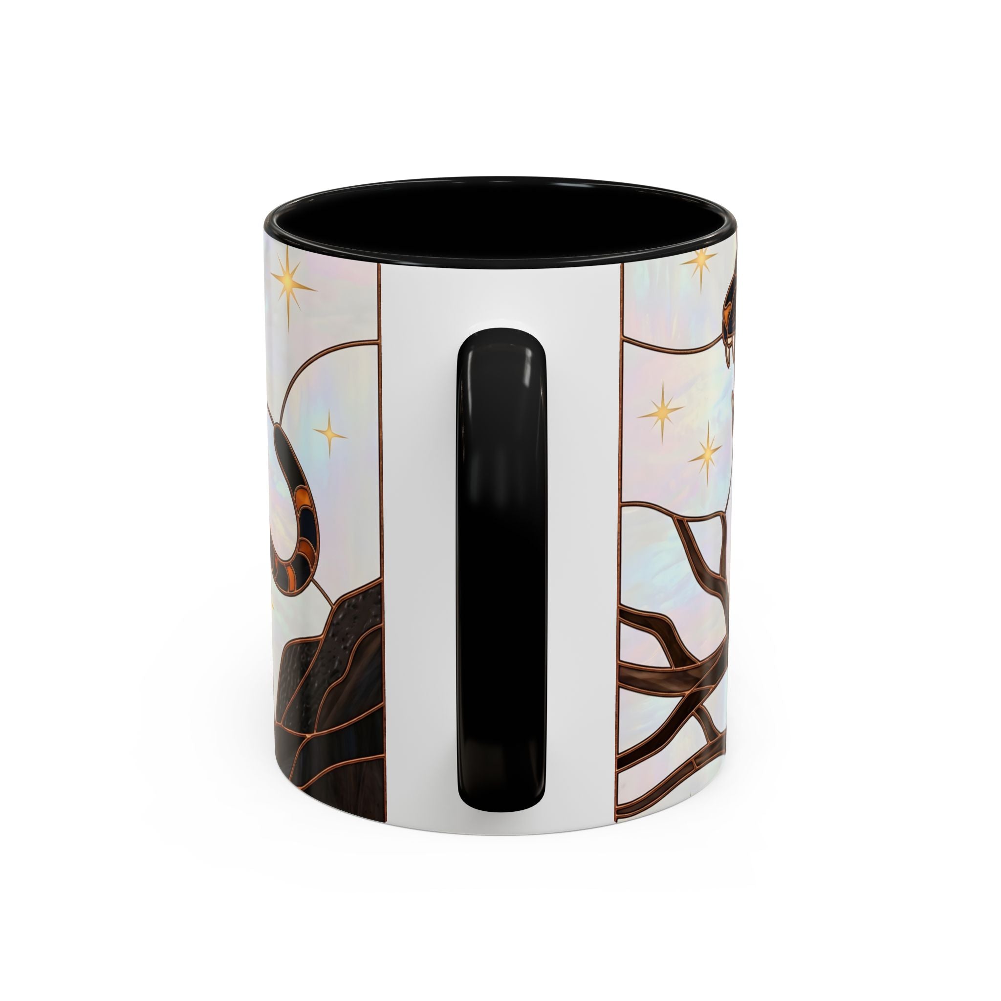 Midnight Tiger Stained Glass Style Mug