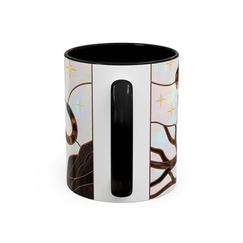 Midnight Tiger Stained Glass Style Mug