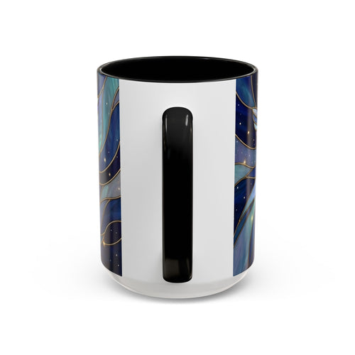Midnight Hummingbird Stained Glass Style Mug