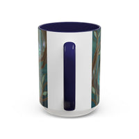 Forest Wolf Stained Glass Style Mug