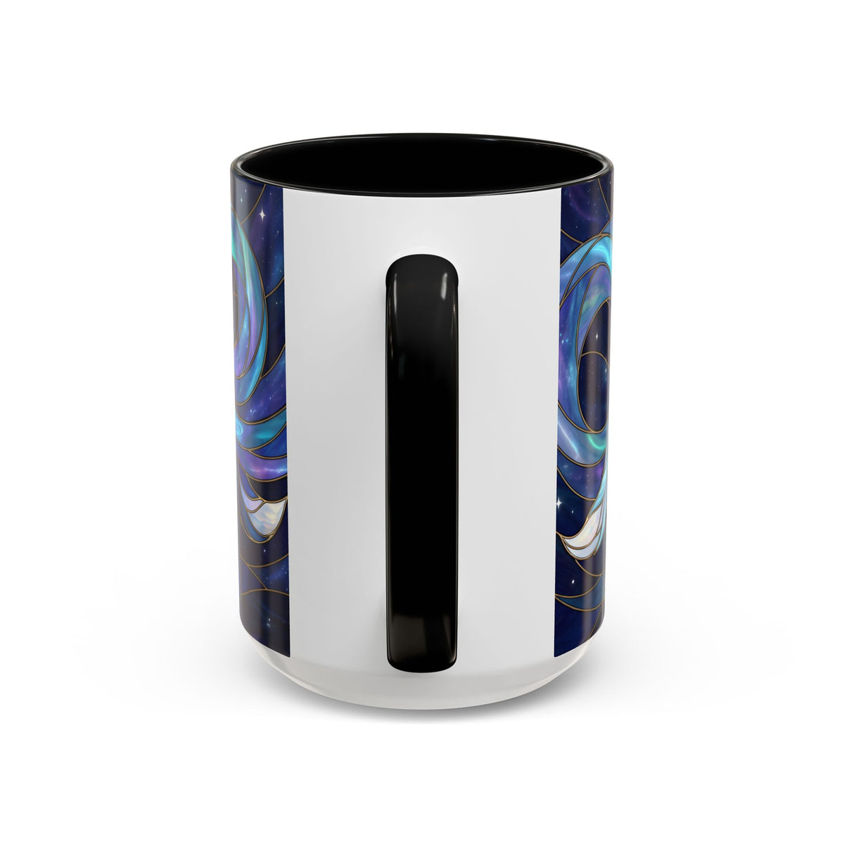 Wolf Kiss Stained Glass Style Mug
