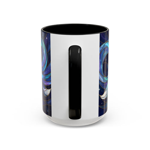 Wolf Kiss Stained Glass Style Mug