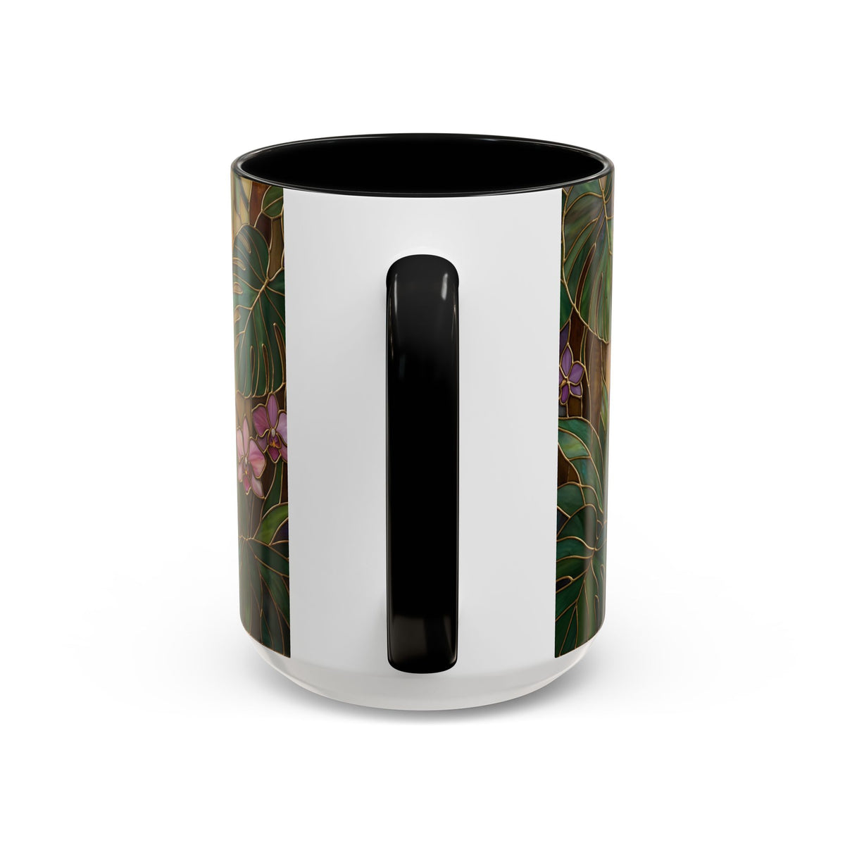Tropical Hummingbird Stained Glass Style Mug