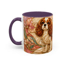 Blossom Cavalier King Charles Spaniel Stained Glass Style Mug