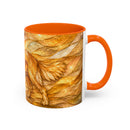Golden Glow Golden Retriever Stained Glass Style Mug