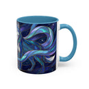 Wolf Kiss Stained Glass Style Mug
