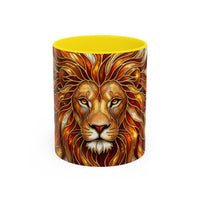 Majestic Lion Stained Glass Mug