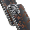 Coffee Beans Clear Phone Case