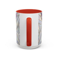 Rainbow Hummingbird Stained Glass Style Mug