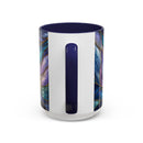 Celestial Australian Shepherd Stained Glass Style Mug