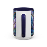 Celestial Australian Shepherd Stained Glass Style Mug