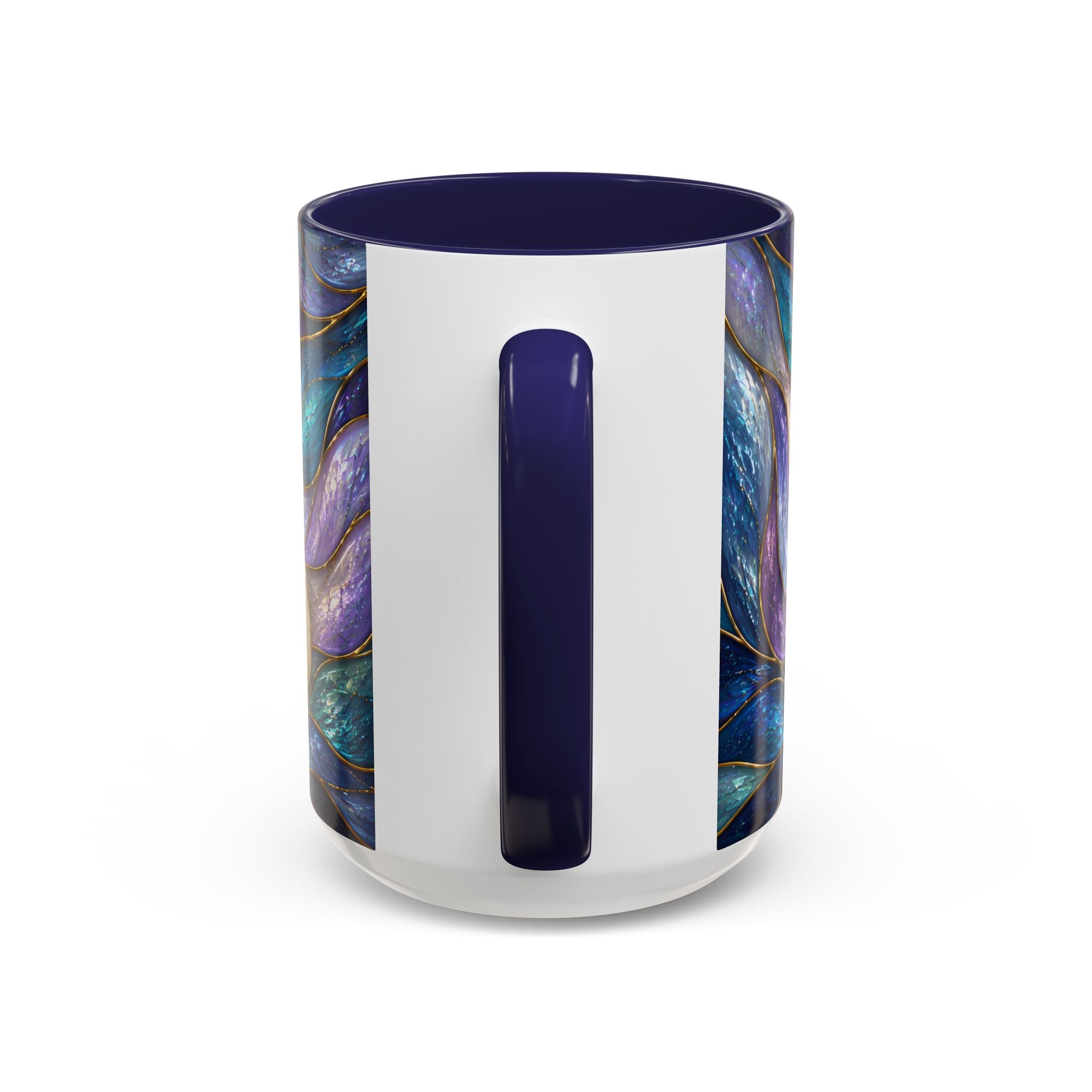 Celestial Australian Shepherd Stained Glass Style Mug