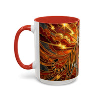 Thunder Tiger Stained Glass Style Mug