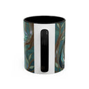 Forest Wolf Stained Glass Style Mug