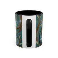 Forest Wolf Stained Glass Style Mug
