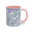 Aurora Peacock Stained Glass Style Mug