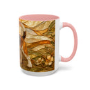 Blossom Beagle Stained Glass Style Mug