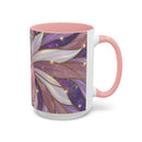 Rose Glow Staffordshire Bull Terrier Stained Glass Style Mug