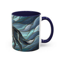 Storm Wolf Stained Glass Style Mug