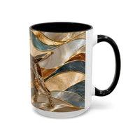 Warm Glow German Shorthaired Pointer Stained Glass Style Mug