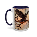 Dusk Owl Stained Glass Style Mug