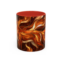 Ember Fox Stained Glass Style Mug