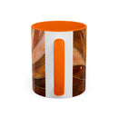 Honey Glow Hummingbird Stained Glass Style Mug