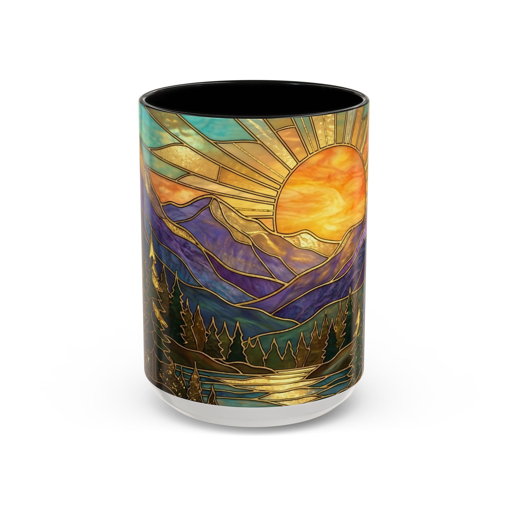 Sunrise Stained Glass Mug