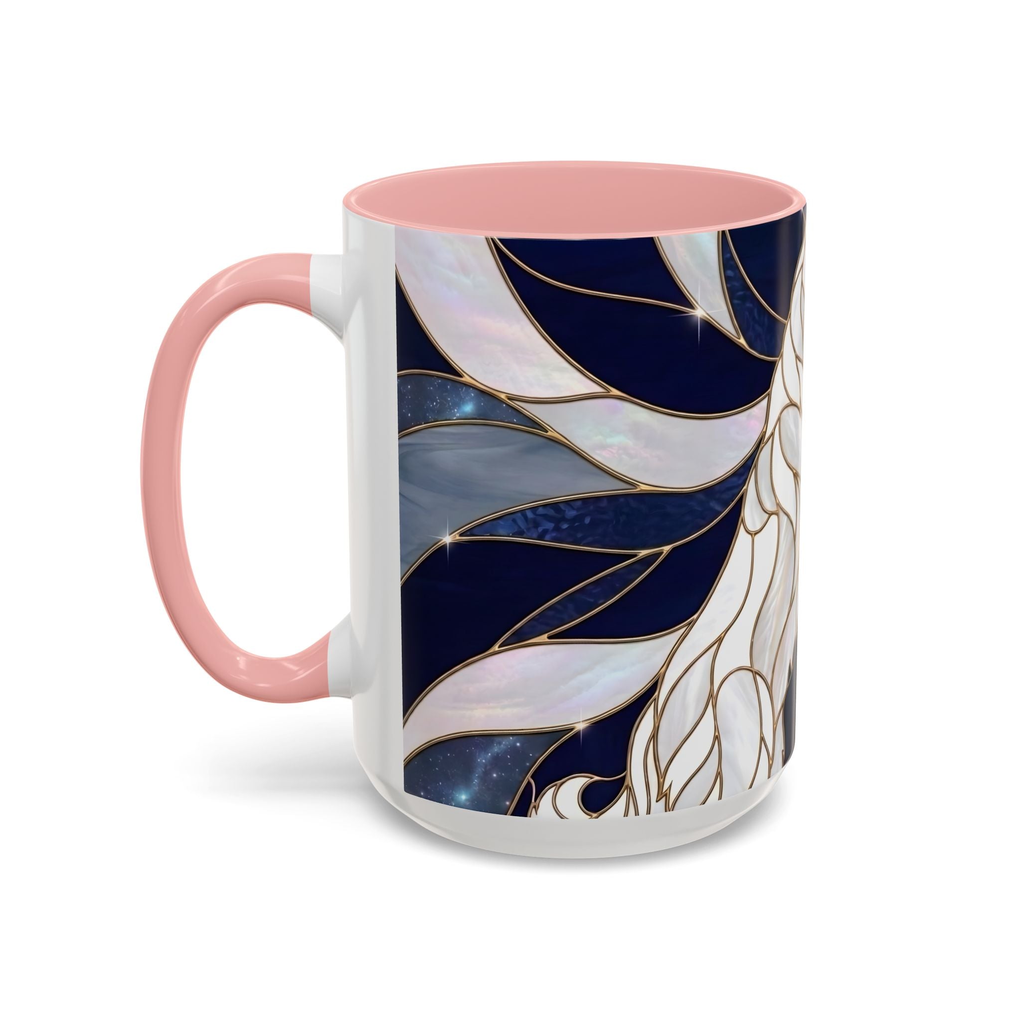 Faithful Friend Great Pyrenees Stained Glass Style Mug